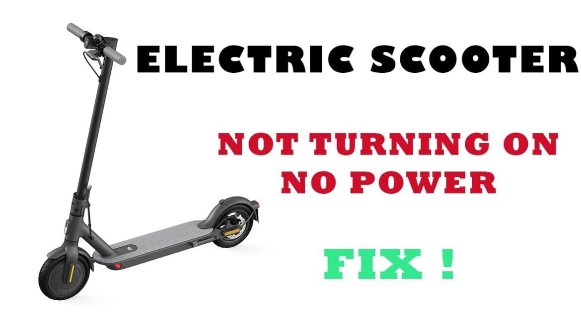 Electric Scooter Won'T Turn on Or Charge