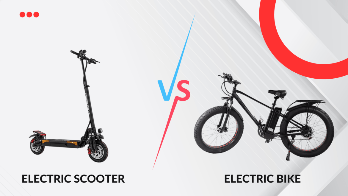 What is the Difference between Ebike And E Scooter